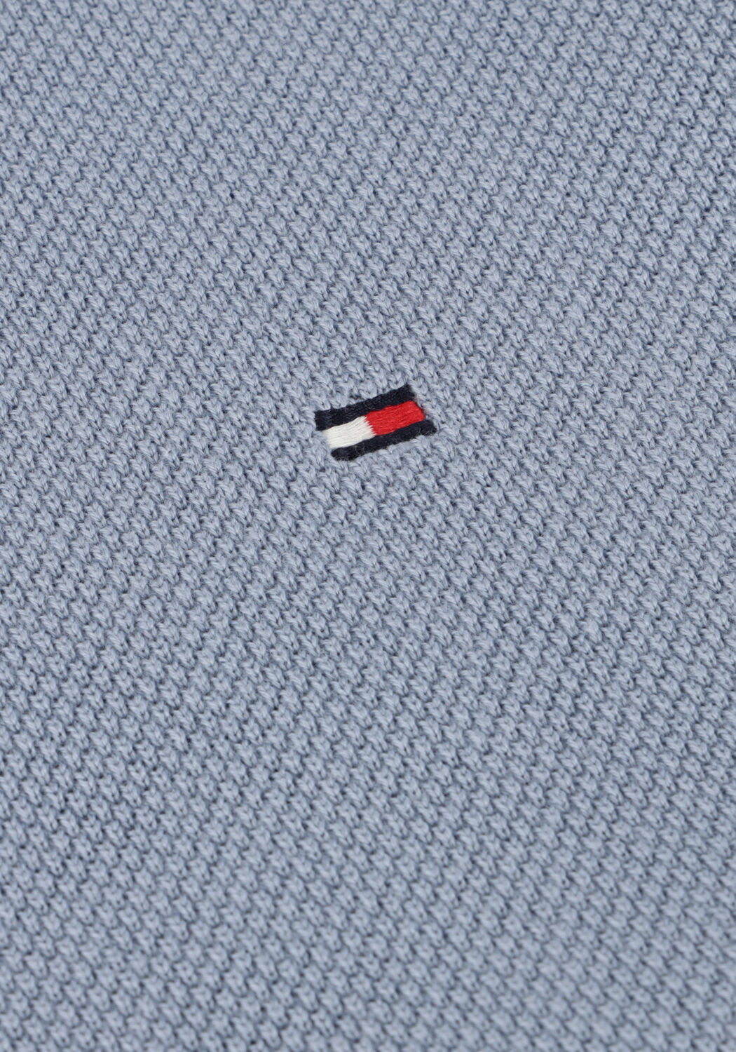 TOMMY HILFIGER Pull ESSENTIAL STRUCTURE CREW NECK Bleu clair - large