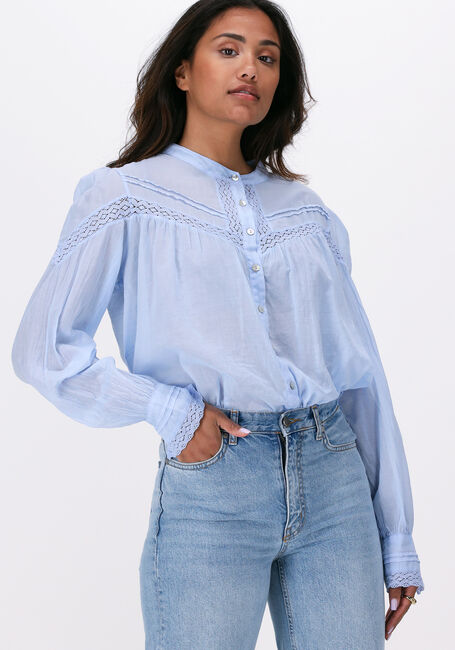 PENN & INK S22F1080LTD Blouses Bleu clair - large