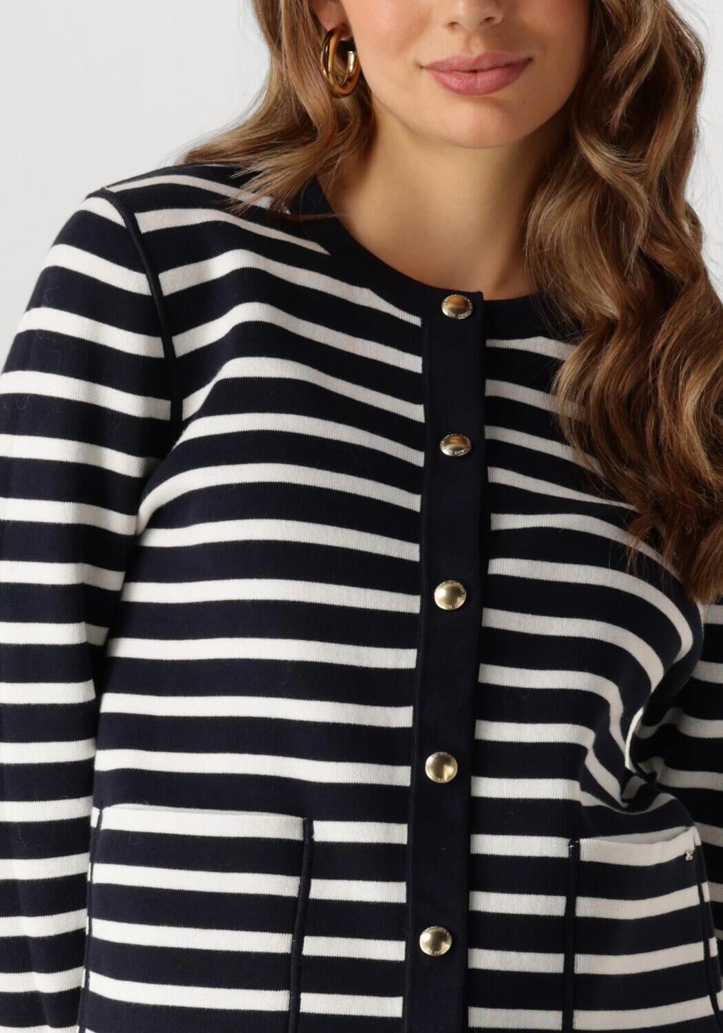 TOMMY HILFIGER Gilet CO JERSEY STCH REVERSIBLE CARDI en bleu - large