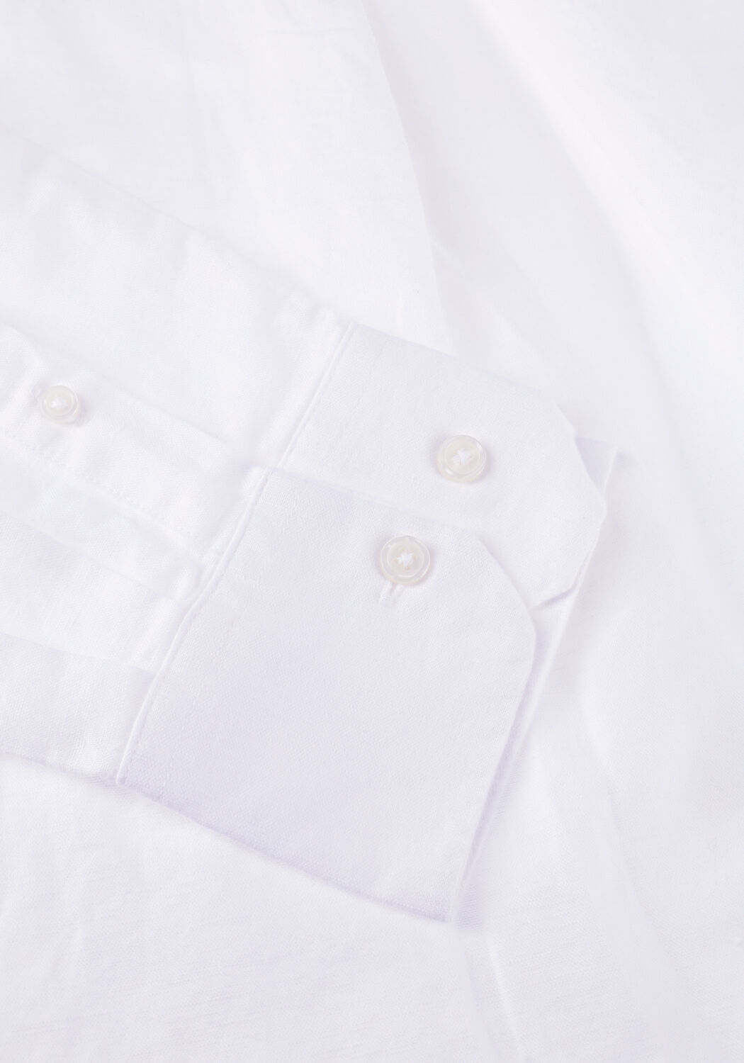 Witte SELECTED WOMEN  SLFCLEO OVERSIZE LINEN BLEND SHIRT - large