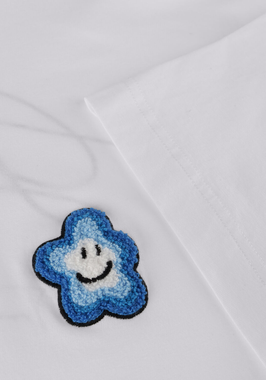 GENTI T-shirt J9041-1223 en blanc - large