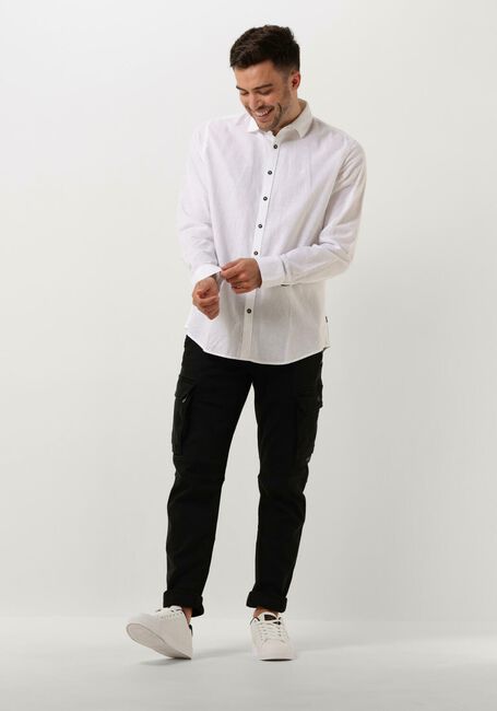 PME LEGEND Chemise décontracté LONG SLEEVE SHIRT CTN/LINEN Écru - large