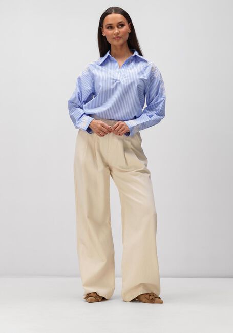 Lichtblauwe BRUUNS BAZAAR  MESQUITEBBKALOE BLOUSE - large