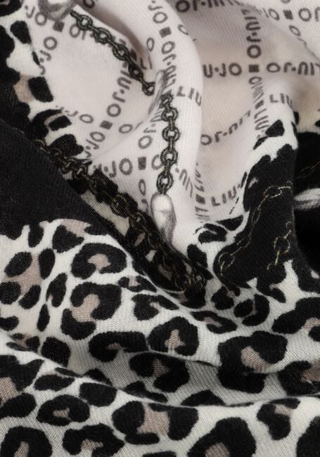 Zwarte LIU JO Sjaal ECS STOLA PEARLS ANIMAL Zwarte LIU JO Sjaal ECS STOLA PEARLS ANIMAL - large