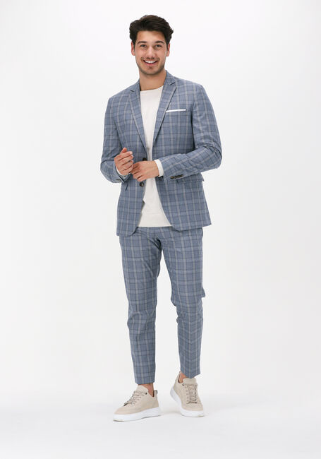 SELECTED HOMME Pantalon SLHLIM-TIMELOGAN BLU SND CHK TRS Bleu clair - large