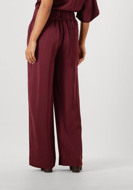 Bordeaux SELECTED WOMEN Wijde broek SLFLAURINA MW WIDE PANT B - large