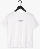 SHABBIES T-shirt SHC0006 OVERSIZED ROUND NECK T-SHIRT en blanc