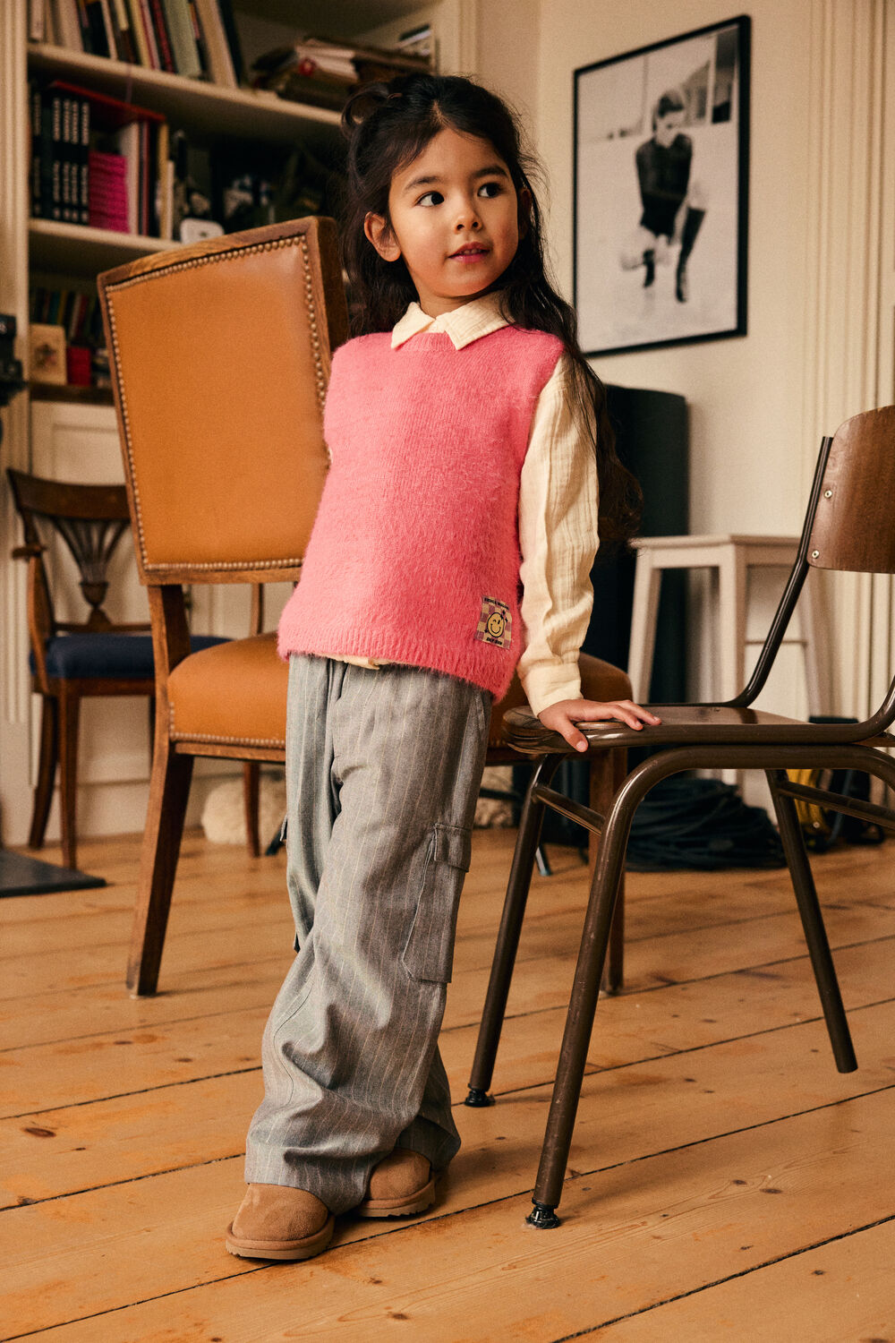 DAILY7 Spencer KNITTED VEST en rose - large