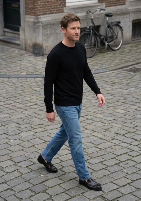 SELECTED MEN Pull SLHBERG CREW NECK NOOS en noir - large