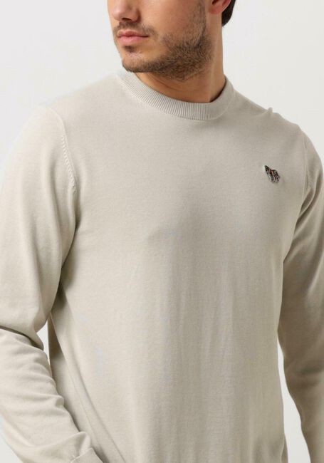 PS PAUL SMITH Pull MENS SWEATER CREW NECK ZEB BAD Gris clair - large
