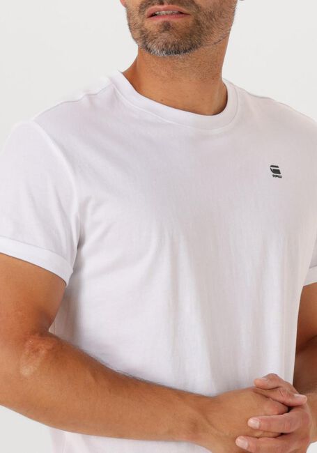 G-STAR RAW T-shirt LASH R T S/S en blanc - large