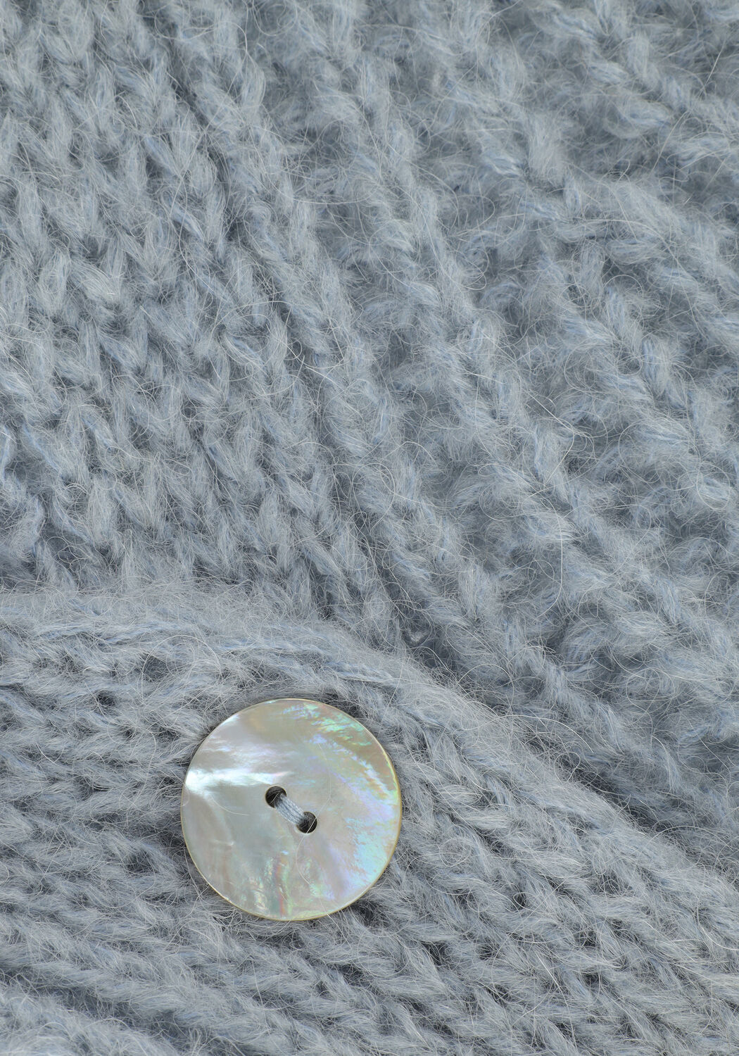 Blauwe BY-BAR Vest KATY CARDIGAN - large