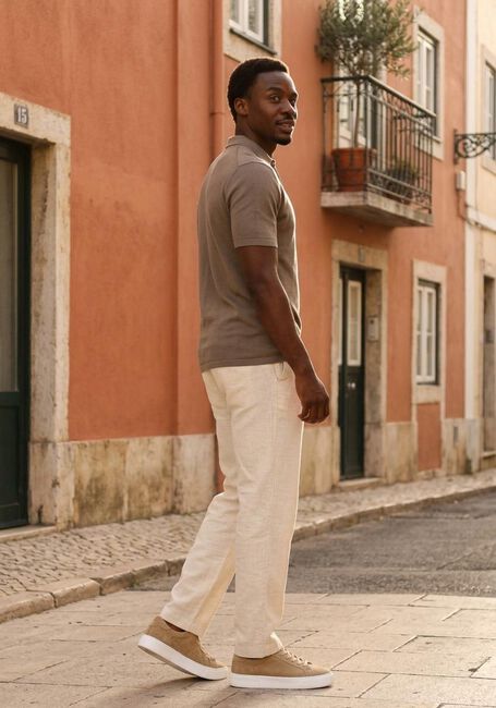 Taupe THE GOODPEOPLE Polo PLAN - large