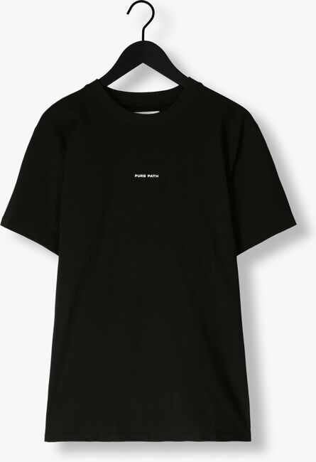 PURE PATH T-shirt TSHIRT WITH FRONT AND BACK PRINT en noir - large