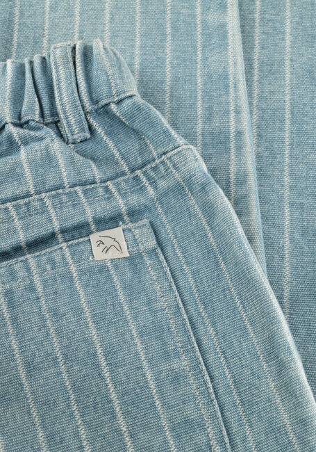 Lichtblauwe JENEST Straight leg jeans UNISEX STRIPE PANTS - large