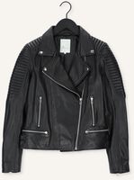 GOOSECRAFT Veste en cuir BIKER116 en noir GOOSECRAFT Veste en cuir BIKER116 en noir - medium