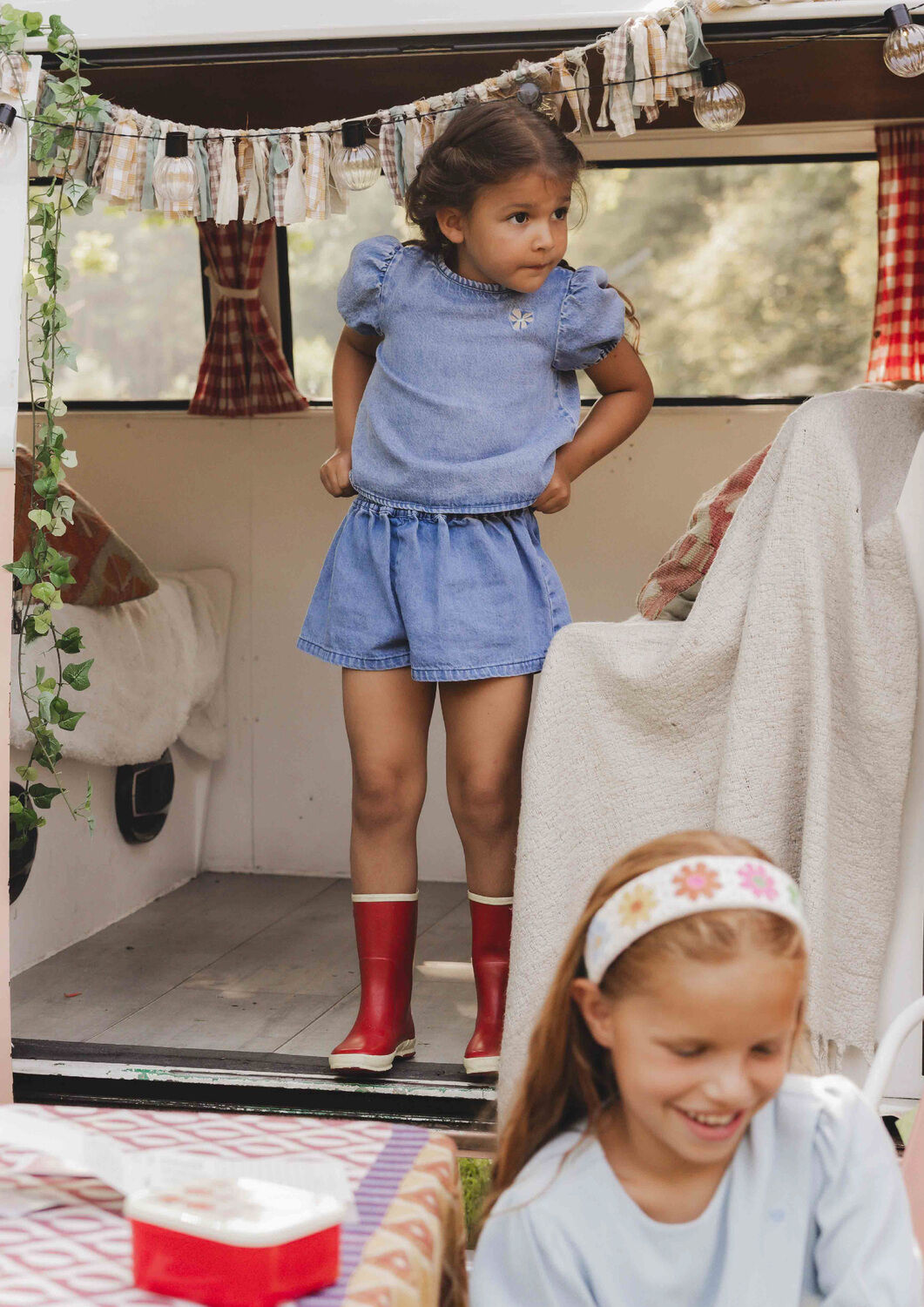 LOOXS Little 2512-7634 Pantalons en bleu - large