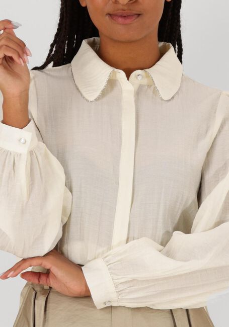 AAIKO PILLAR CHAIN TWISTED TEN 507 Blouses Écru - large