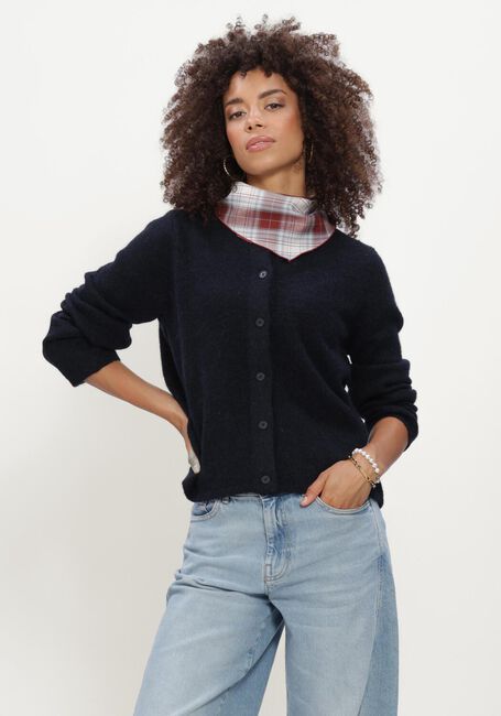 SELECTED WOMEN Pull SLFLULU NEW LS KNIT CARDIGAN Bleu fonc&eacute; - large