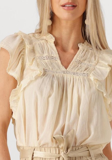 NEO NOIR JAYLA S VOILE TOP Blouses en jaune - large