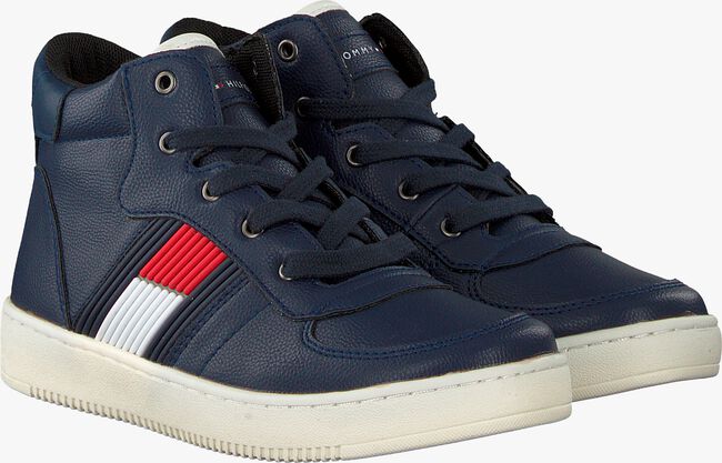 Blauwe TOMMY HILFIGER Sneakers LACE UP HIGH TOP - large