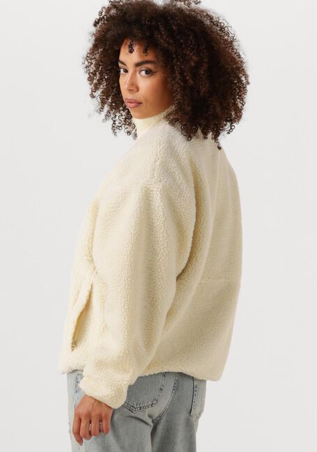 Ecru AMERICAN VINTAGE Faux fur jas HOKTOWN WOMAN - large