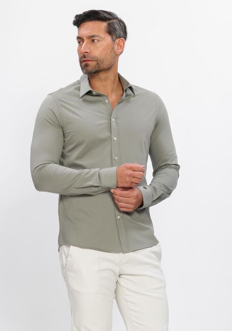 CAST IRON Chemise d&eacute;contract&eacute; CF TECH TWILL JERSEY Olive - large