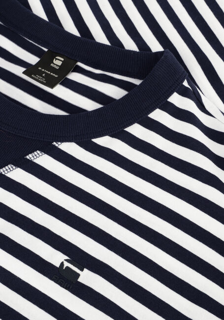 Donkerblauwe G-STAR RAW T-shirt NIFOUS STRIPE R T Donkerblauwe G-STAR RAW T-shirt NIFOUS STRIPE R T - large