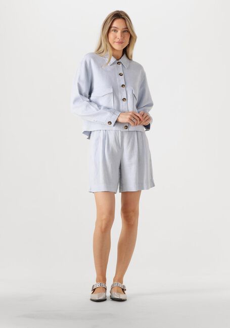 MSCH COPENHAGEN Pantalon courte MSCHPENNIE GINIA HW SHORTS Bleu clair - large