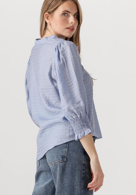 Lichtblauwe CO'COUTURE  CHARLIECC FRILL SS SHIRT - large