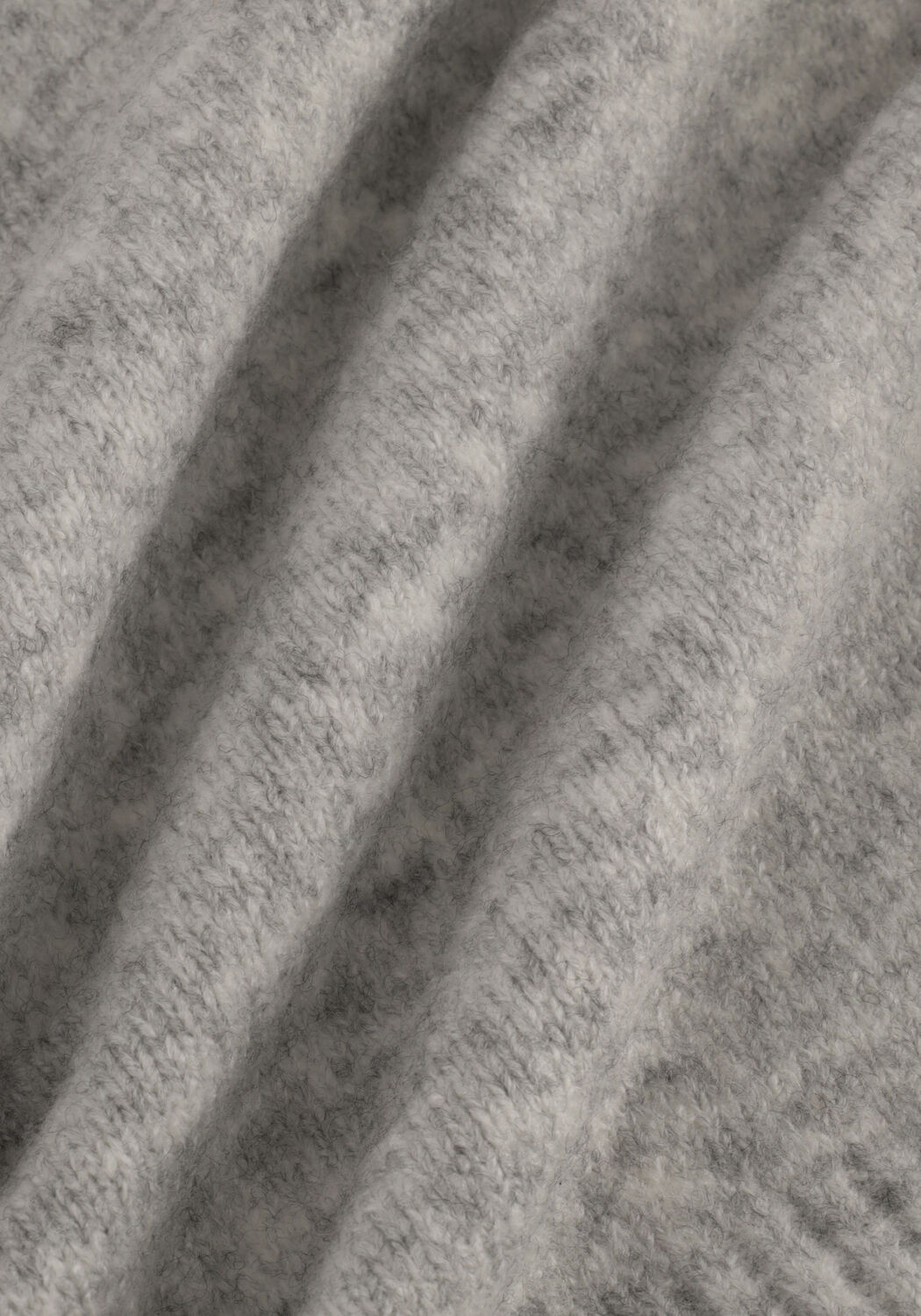 CALVIN KLEIN Pull FLUFFY WIDE OPEN SLEEVES SWEATER en gris - large