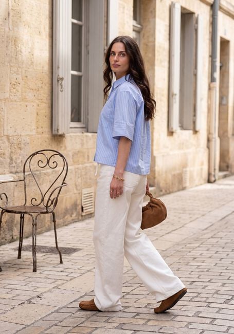 ROUGE EDIT ROUPAIGE 2/4 SHIRT / PF Blouses en bleu - large