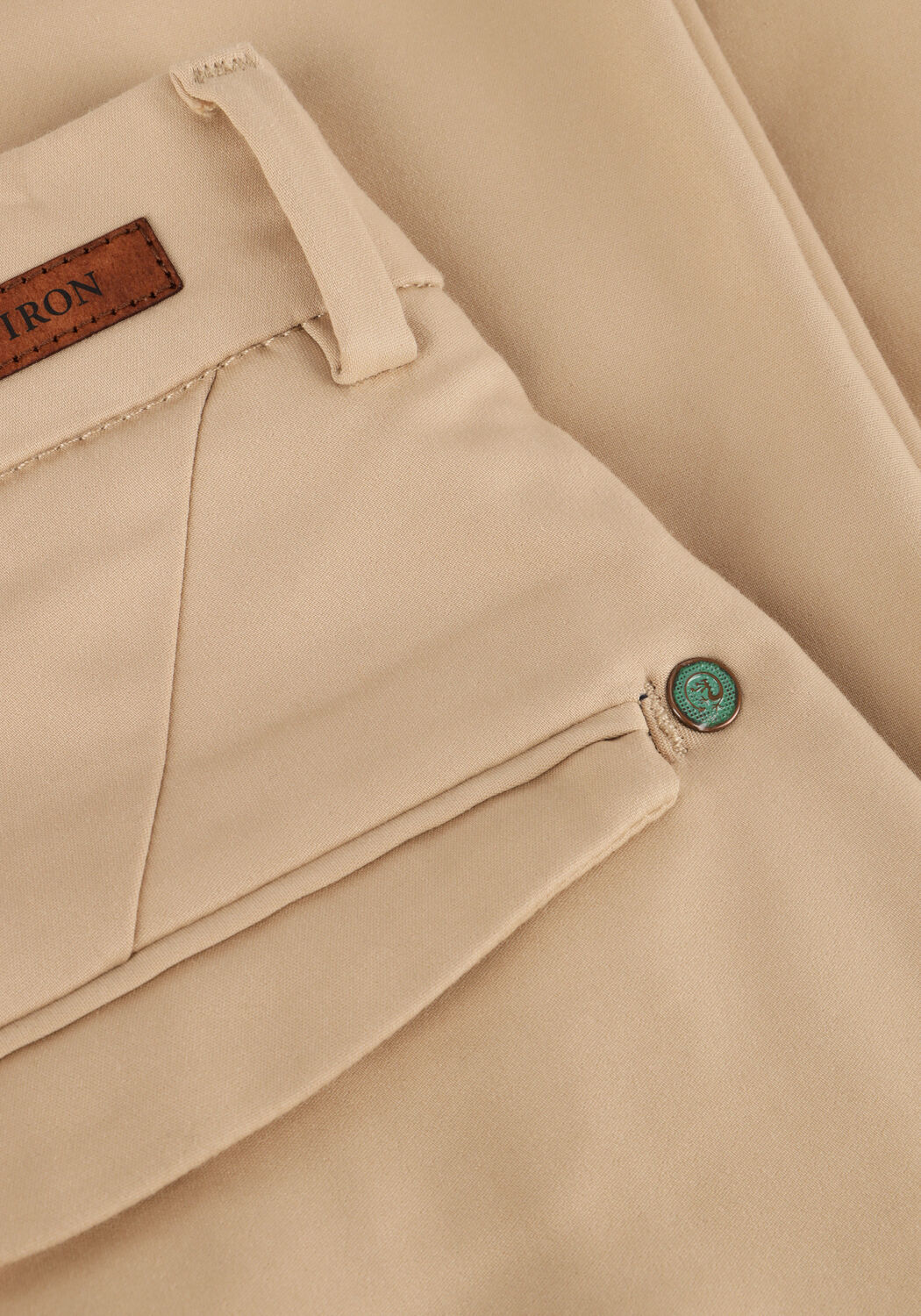 CAST IRON Chino RISER CHINO STRETCH en beige - large