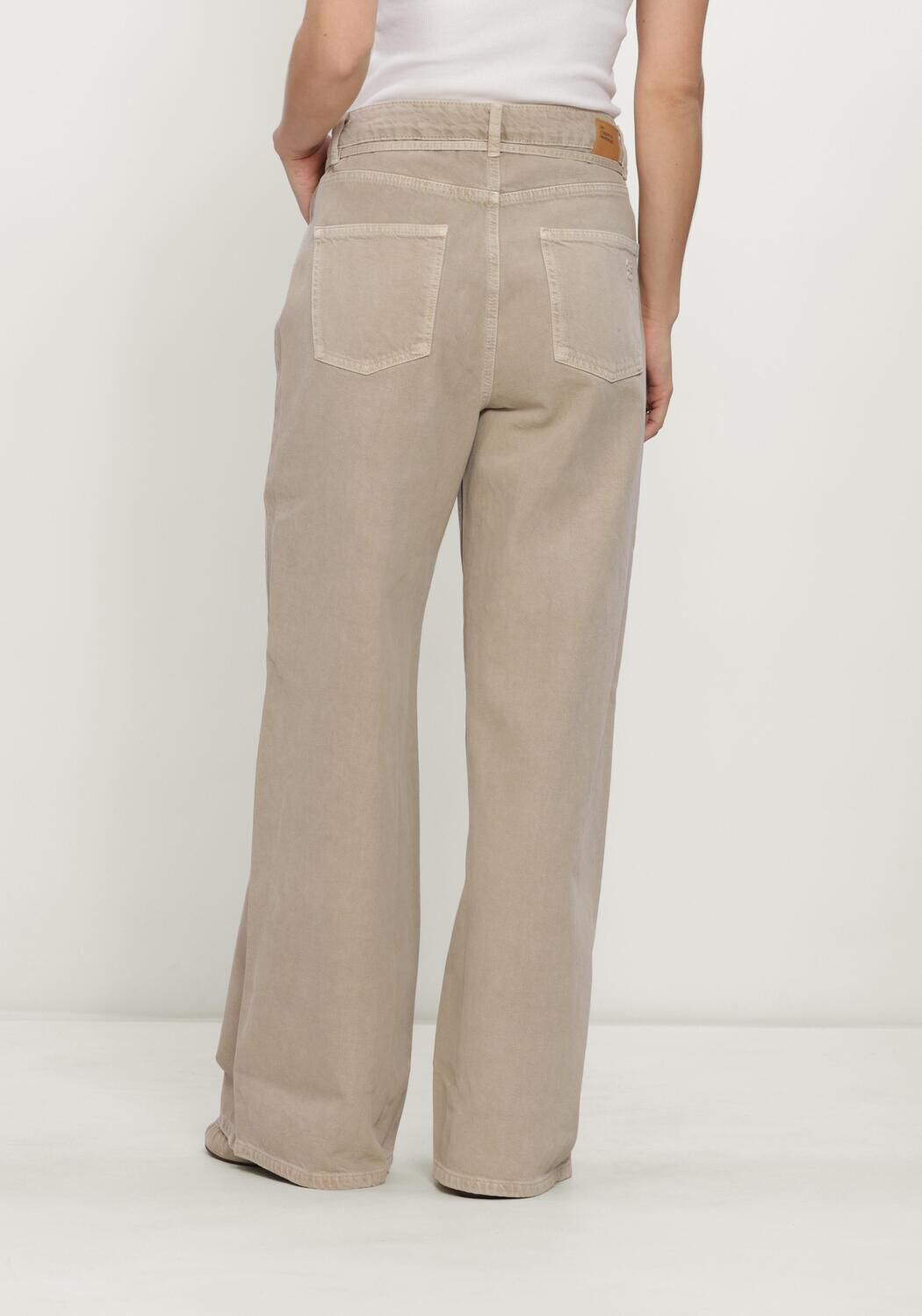 MY ESSENTIAL WARDROBE Pantalon large MWKARO 175 MID X-WIDE Kaki - large