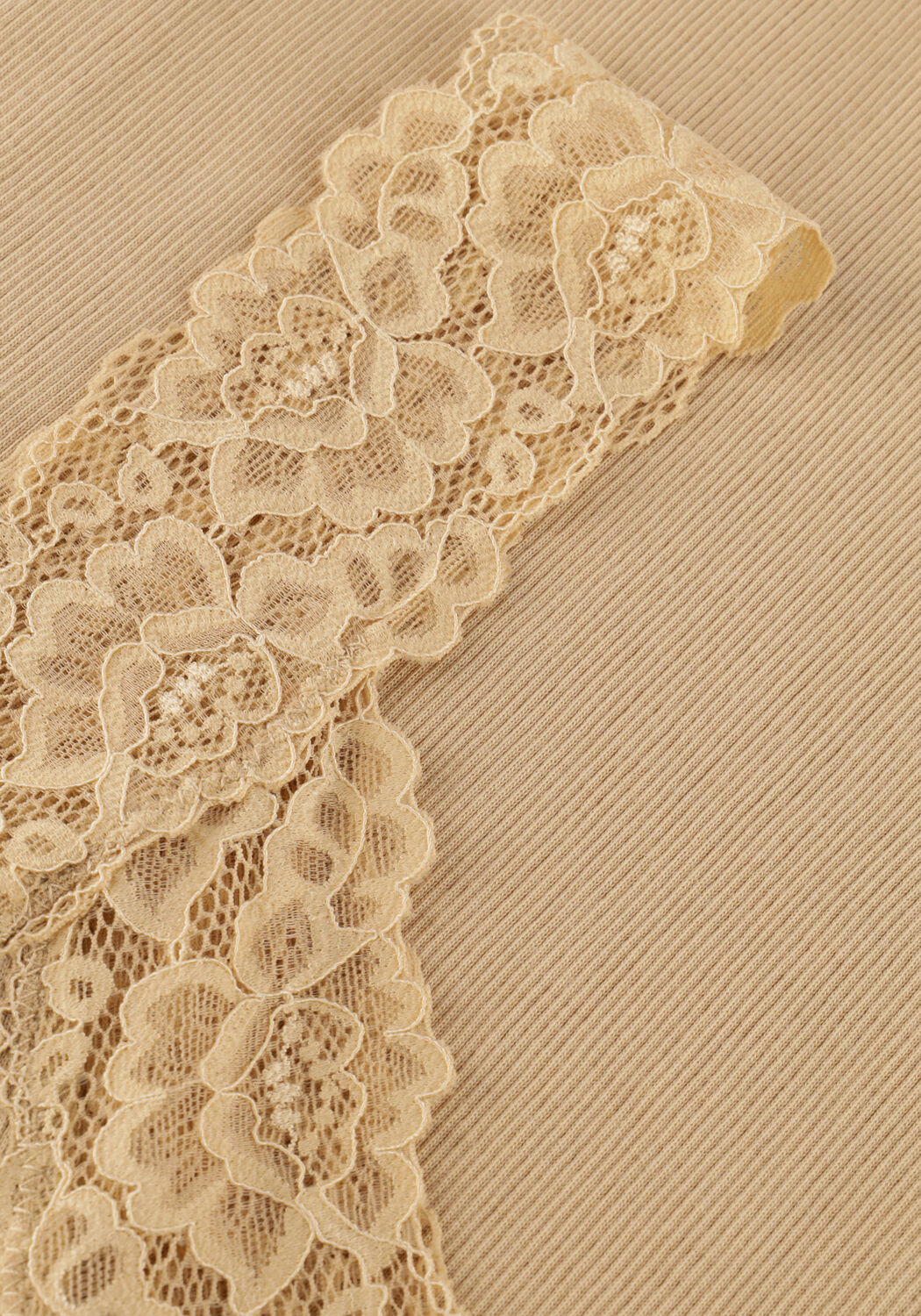 ROSEMUNDE Haut BERNADINE SL REGULAR V-NECK TOP Sable - large