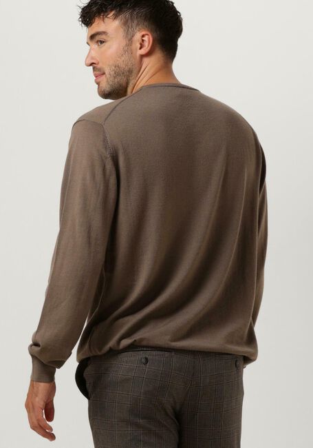 PROFUOMO Pull PULLOVER CREW NECK en marron - large