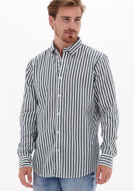 SCOTCH & SODA Chemise décontracté REGULAR-FIT STRIPED SHIRT en vert - large