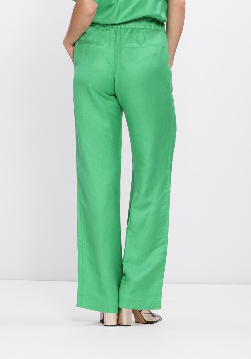 MINUS Pantalon MSSABBI LINEN PANT en vert - large