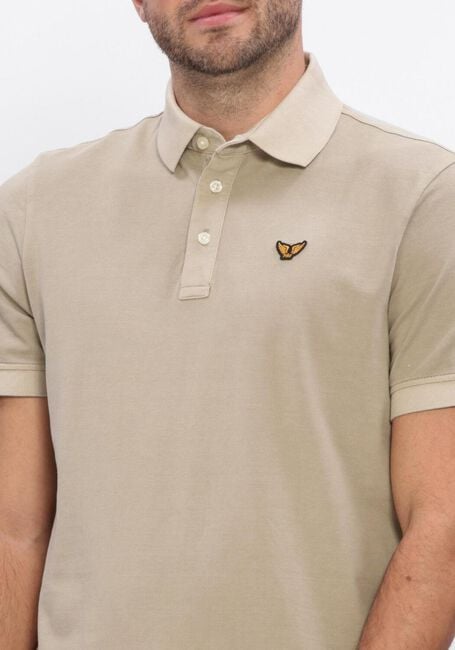 PME LEGEND Polo SHORT SLEEVE POLO PIQUE GARMENT DYED TAILWING en beige - large