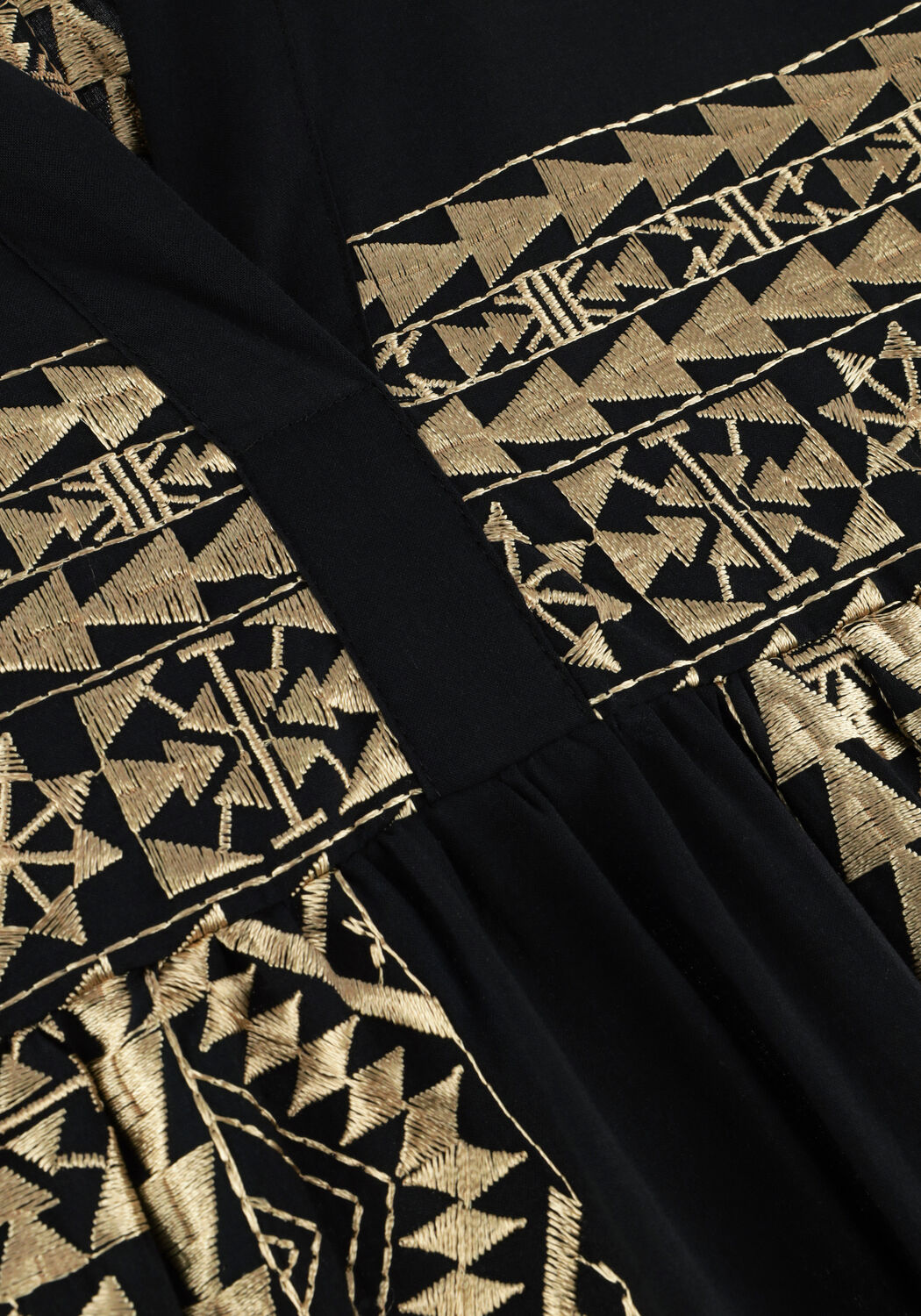 Zwarte GREEK ARCHAIC KORI Mini jurk 330652 - large