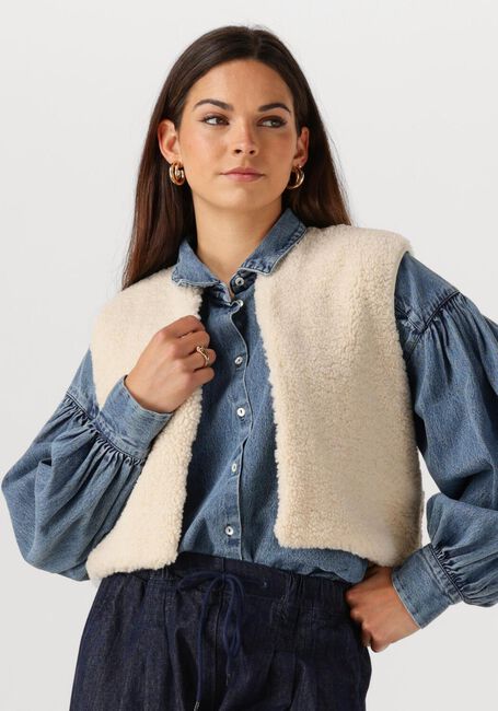 BY-BAR Gilet WOLLY GILET Écru - large