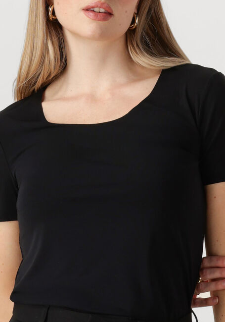 WOLFORD Haut AURORA PURE TOP SHORT SLEEVELESS en noir - large