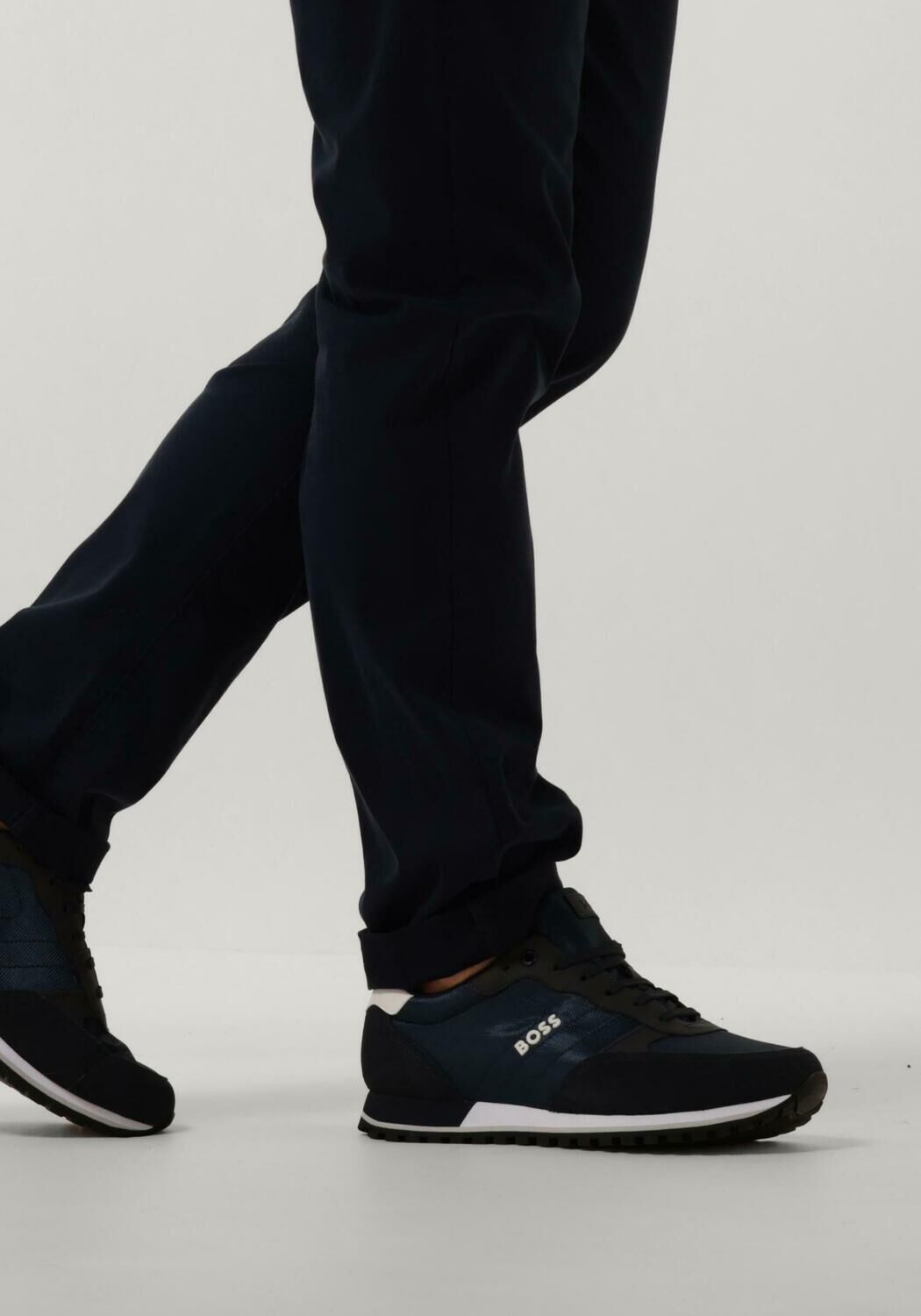 BOSS Baskets basses PARKOUR-L RUNN en bleu - large