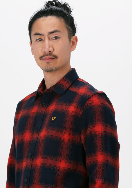 Rode PME LEGEND Casual overhemd LONG SLEEVE SHIRT TWILL CHECK - large