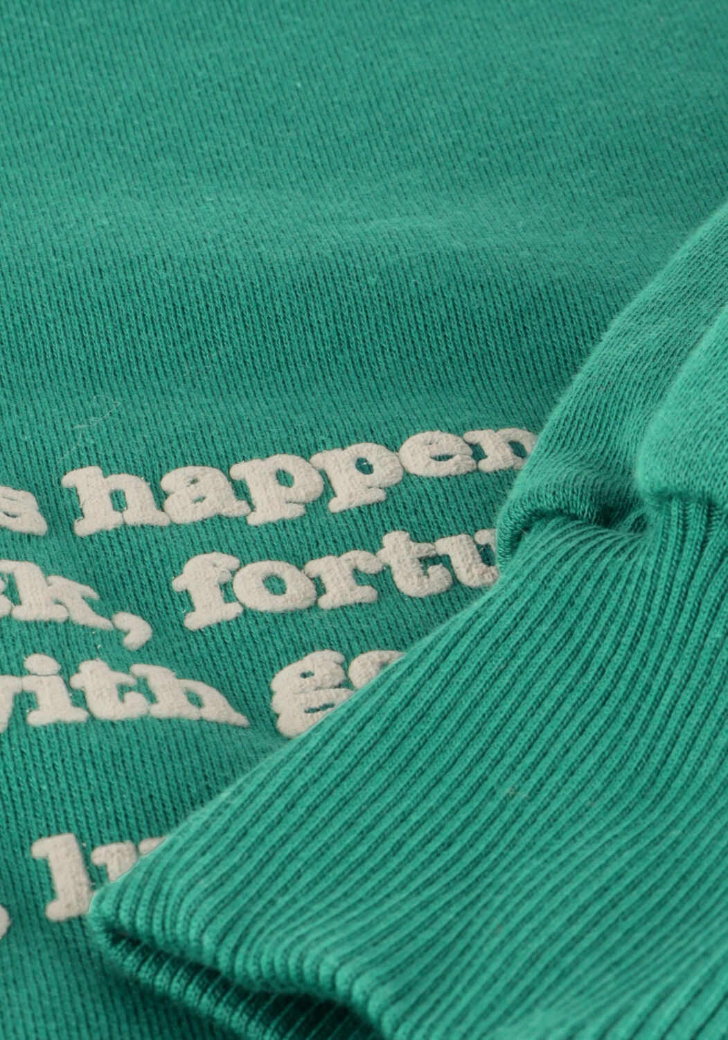 BY-BAR Pull BIBI DICTIONARY BIG SWEATER en vert - large