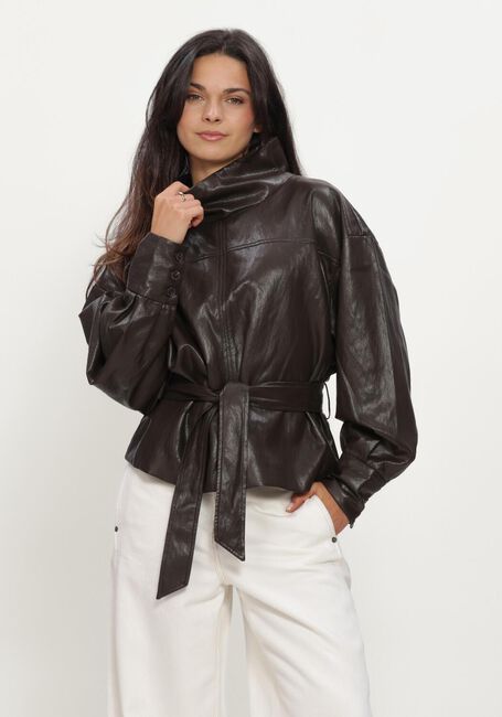 CO'COUTURE Jack GITTCC FUNNEL NECK BLOUSE en marron - large