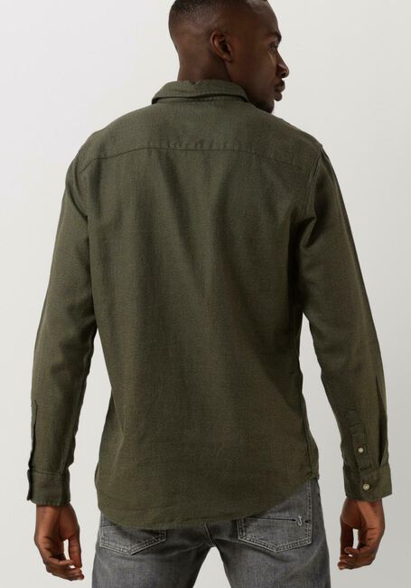 SELECTED HOMME Chemise décontracté SLIMROBIN SHIRT LS W CAMP en vert - large