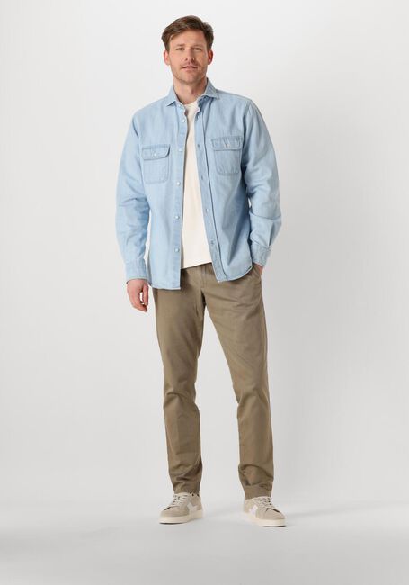 Blauwe PROFUOMO  OVERSHIRT DENIM LIGHT - large