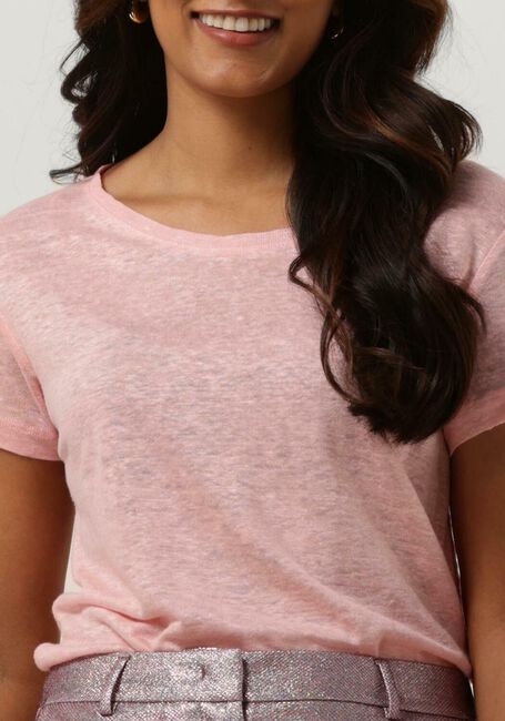 SECOND FEMALE T-shirt PEONY O-NECK TEE en rose - large