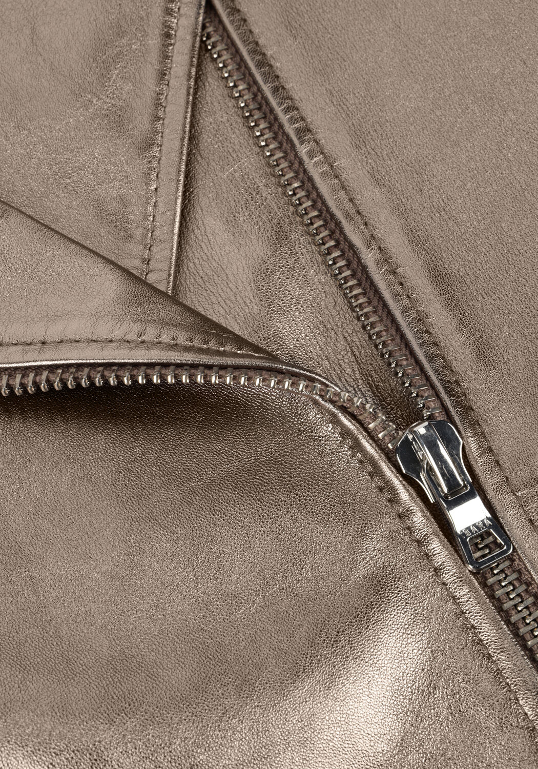 IBANA Veste en cuir JIOYA en or - large